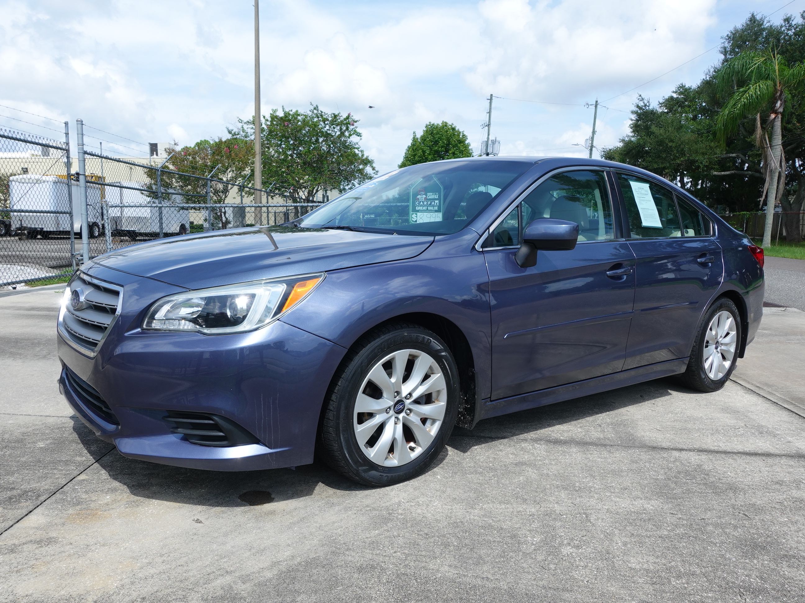 2015 Subaru Legacy 2.5i Premium AWD 8995